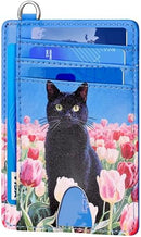 FurArt Slim Minimalist Wallet RFID Credit Card Holder for Men
