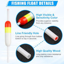 Fishing Slip Bobbers Kit- 60pcs Fishing Bobbers Floats Balsa Wood Slip Bobbers…