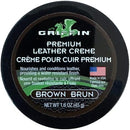 Griffin Leather Creme (1.6 oz) - Leather Conditioner and Shoe Cream to Polish Shoes and Other Leathers - Made in the USA - Brown — 2
