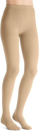 JOBST Opaque Waist High 20-30 mmHg Compression Stockings Pantyhose, Closed Toe, Large, Natural — 1