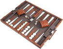 AMEROUS Backgammon Set, 15 Inches Classic Board Game with Leather Case,…