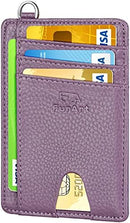 FurArt Slim Minimalist Wallet RFID Credit Card Holder for Men