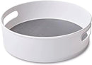 Copco 12 Inch Non-Skid Lazy Susan Turntable Organizer for Cabinet, Kitchen, Pantry, Bathroom - Smooth-Glide Rotating Storage with Raised Rim and Handles — 1