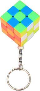 CuberSpeed Mini 3x3 Keychain Cube - Stickerless Bright Speed Magic Keyring — 4