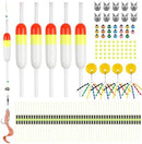Fishing Slip Bobbers Kit- 60pcs Fishing Bobbers Floats Balsa Wood Slip Bobbers…
