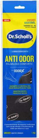 Dr. Scholl's® Stay Odor-Free & Dry Comfort Insoles with Odor-X®, Unisex Inserts, 1 Pair, Full Length Trim to Fit Men's Shoe Sizes (7-13) and Women's Shoe Sizes (5-10) - Black — 1