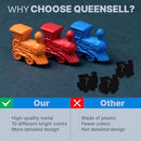 Queensell Set of 10 Metal Mexican Train Trains – Mexican Train Accessories for…