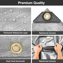 Pattiumo Tarp Waterproof 10 X 10 FT 16 Mil Heavy Duty Tarp Multipurpose Tarps…