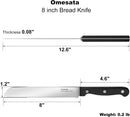 Omesata Bread Knife, Serrated Bread Knives for Homemade Bread Sourdough — 2