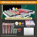 AIBETOMG Poker Chips with Numbers,11 Gram Poker Chips Set,500Pcs