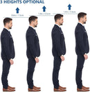 AOMIG Height Increase Insoles 1.5cm Unisex Invisible Heel Lift Inserts Half Increased Shoe Lifts Soft Elastic Breathable Shoe Insoles Shock Absorption Heel Cushion Pads High Pads for Men Women, Blue — 3