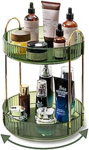 Asayuee 360 Rotating Makeup Organizer for Vanity,2 Tier Large Capacity…