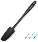 Silicone Jar Spatula, Small Rubber Scraper, Spatulas Silicone Heat Resistant, Seamless,Non StIck Cookware 11.2 Inch,… — 1