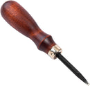 WUTA Edge Beveler High Carbon Steel Leather Beveler Tool Sharp Edge Skiving Leather Edge Beveler Wood Handle Edge Cutting Tool for Beveling Size 1,0.8mm — 1