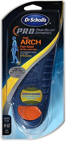 Dr. Scholl's P.R.O. Pain Relief Orthotics for Arch- Men's, Size 8-12 — 3