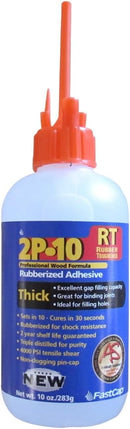 FastCap 2P-10 Rubber Tough Thick CA Glue -Professional-Grade Instant Adhesive for Woodworking, Carpentry, and… — 1
