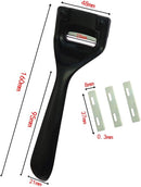 Metal Leather Skiver, Leather Edge Skiver, Sharp Skiver | Black — 2