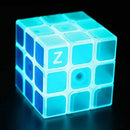 3x3 Blue Fluorescent Speed Cube Glow in Dark Magic Speed Cube 3-D Brain Teasers IQ Puzzles for Kids and Adults (3x3 Blue Fluorescent) — 2
