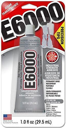 Glue W/Tips E6000 1oz,Clear,2 Pack — 2