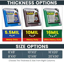 TICONN Heavy Duty Tarp Cover, Extra Thick Tarps Waterproof Tear and Rip Proof…