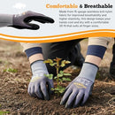 TitanFlex Work Gloves, MicroFoam Nitrile Coated, Seamless Knit Nylon
