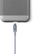 Amazon Basics USB-A to Lightning Cable, Apple MFi Certified, Nylon Braided Cord, Fast Charger for iPhone 14 13 12 11 X Xs Pro, Pro Max, Plus, iPad, 6 Foot, Dark Gray 4
