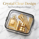Clear Makeup Bag 4 Pack, TSA Approved Toiletry Bag for Women, Waterproof PVC…