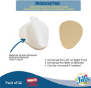Dr. Jill's Foot Pads, YJ10-2050, Metatarsal Pad 1/4" Firm Foam (12 Pack) Ball of Foot Pad 5
