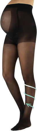 Ames Walker 20-30 mmHg Maternity Compression Pantyhose | Queen | Beige — 5