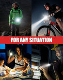 Victoper LED Tactical Flashlight, 2-Pack, 5 Modes, Zoomable