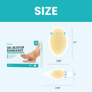 Hydrocolloid Gel Blister Bandages Pads - Promifun Waterproof Adhesive Blisters Bandages - Blister Pads for Heel, Foot, Toe, Feet - Gel Blister Chshions for Prevention & Recovery (26ct, Variety Pack) | 26 Count (Pack of 1) — 6