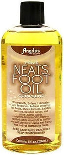Angelus Brand Prime Neatsfoot Oil Compound Shoes Boots Leather Waterproof Softener Protector Conditioner 8 oz — 1