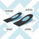 SOL3 Quick Lifts - Adjustable 1/2 Inch Height Increase Insoles, Orthopedic Heel Lift Shoe Insert for Men & Women, Leg Length Discrepancy Balancer — 6