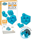 ThinkFun Block by Block - Engaging 3D Puzzle Game | Enhances Architectural Skills | Mind Teaser for Ages 8 and Up | Travel-Friendly with Game-Go Storage Bag — 3