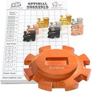 Exqline Mexican Train Dominoes Accessories - with 6.5" Mexican Train Hub…