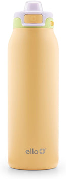 Ello Pop & Fill Insulated Stainless Steel Water Bottle with Quick Fill Lid, Leakproof Locking, Sip or Chug Spout, BPA-Free, Double Wall Vacuum Insulated for Sports, Travel & School- 22oz / 32oz / 40oz — 1