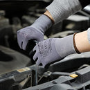 Safety Work Gloves MicroFoam Nitrile Coated-12 Pairs,Seamless Knit Nylon…