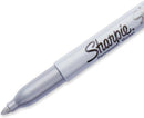 Sharpie 39108PP Fine Point Metallic Silver Permanent Marker, 18 Blister Packs with 2 Markers each for A Total of 36 Markers | 9 Count (Pack of 2) — 3