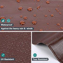 Patiobay Tarp 8x10 FT Heavy Duty Waterproof 14 Mil Brown