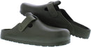 Birkenstock Women's Boston Leather Clogs – Khaki — 3