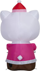 Hello Kitty Christmas Inflatable, Indoor/Outdoor Holiday Decoration, 4.5 Ft Tall — 4