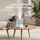 DREO 3L Cool Mist Humidifier, 30-Hour Runtime, Humidity Control