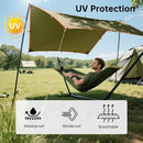 FREE SOLDIER Waterproof Camping Tarp Shelter Awning