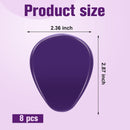 Mepase 8 Pcs Metatarsal Pad Gel Ball of Foot Pads for Women Men, Purple 2