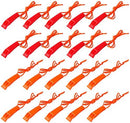 AUGSUN 40 Pcs Emergency Safety Whistle Plastic Whistles Set with Lanyard,Red…
