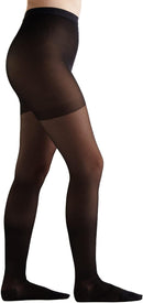 EvoNation Women's Sheer Compression Pantyhose 20-30 mmHg Firm Support Hose | Black | Large — 2