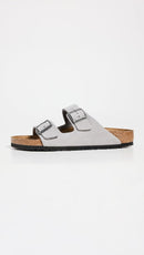 Birkenstock womens Arizona – Desert Buck Whale Gray — 5