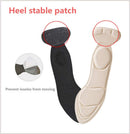 XINIFOOT 3 Pairs Heel Insoles, Shoe Insoles with Heel Grips, Sponge Shoes Pads Heel Cushions, Comfort Shoe Insoles for Loose Shoes, Feet Pain Relief, Women 5-9 Flesh Round — 3