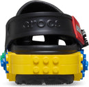Crocs Unisex-Adult Classic LEGO System Clogs, LEGO Shoes for Women and Men | 8 Women/6 Men | Black — 6