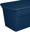 Sterilite Tote, Plastic Storage Bins with Snap Lids, 30 Gallon, 6-Pack — 8